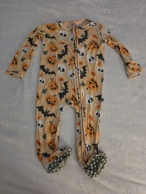 Little Bum Bums Halloween Pumpkin & Bat Bamboo Zippy 6-9m